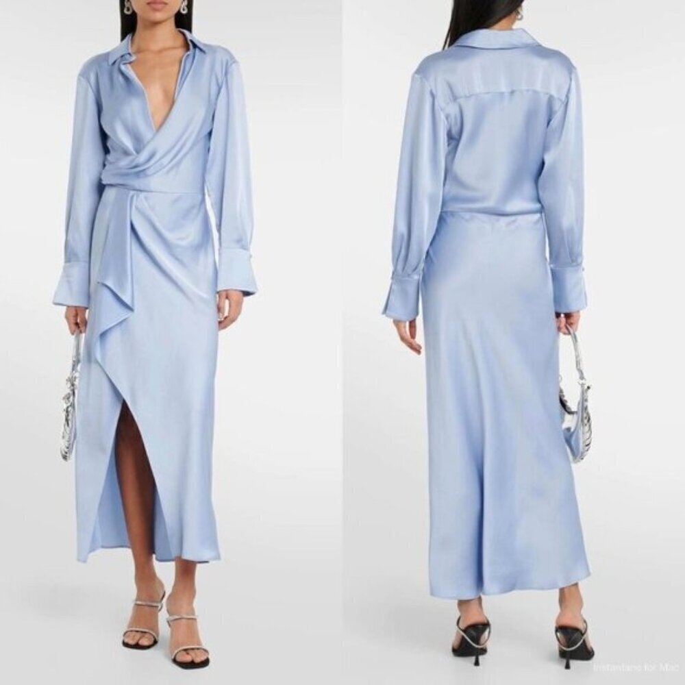 Simkhai Talita satin maxi dress